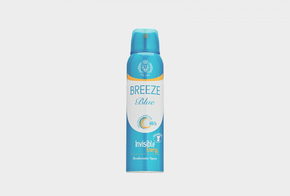 Дезодорант для тела в аэрозольной упаковке BREEZE DEO SPRAY BLUE