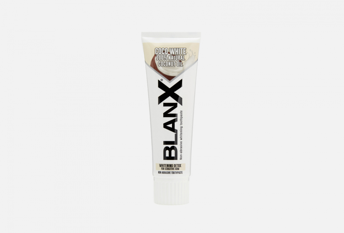 Зубная паста отбеливающая с кокосовым маслом Blanx coco white