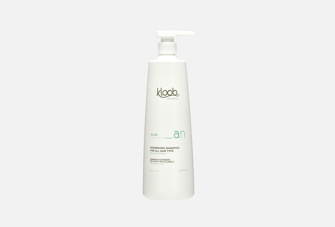 Шампунь питательный для всех типов волос KLOOB professional nourishing shampoo for all hair types