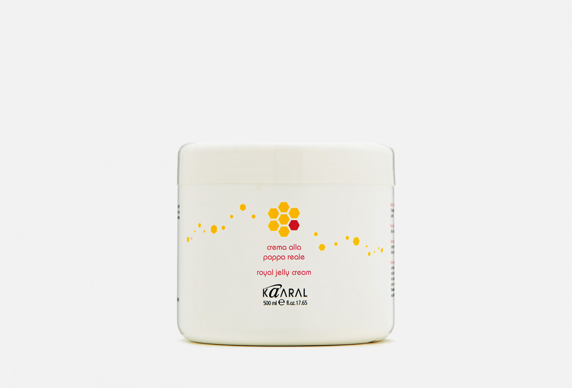 Питательная крем-маска для волос с маточным молочком  Kaaral  Royal jelly cream