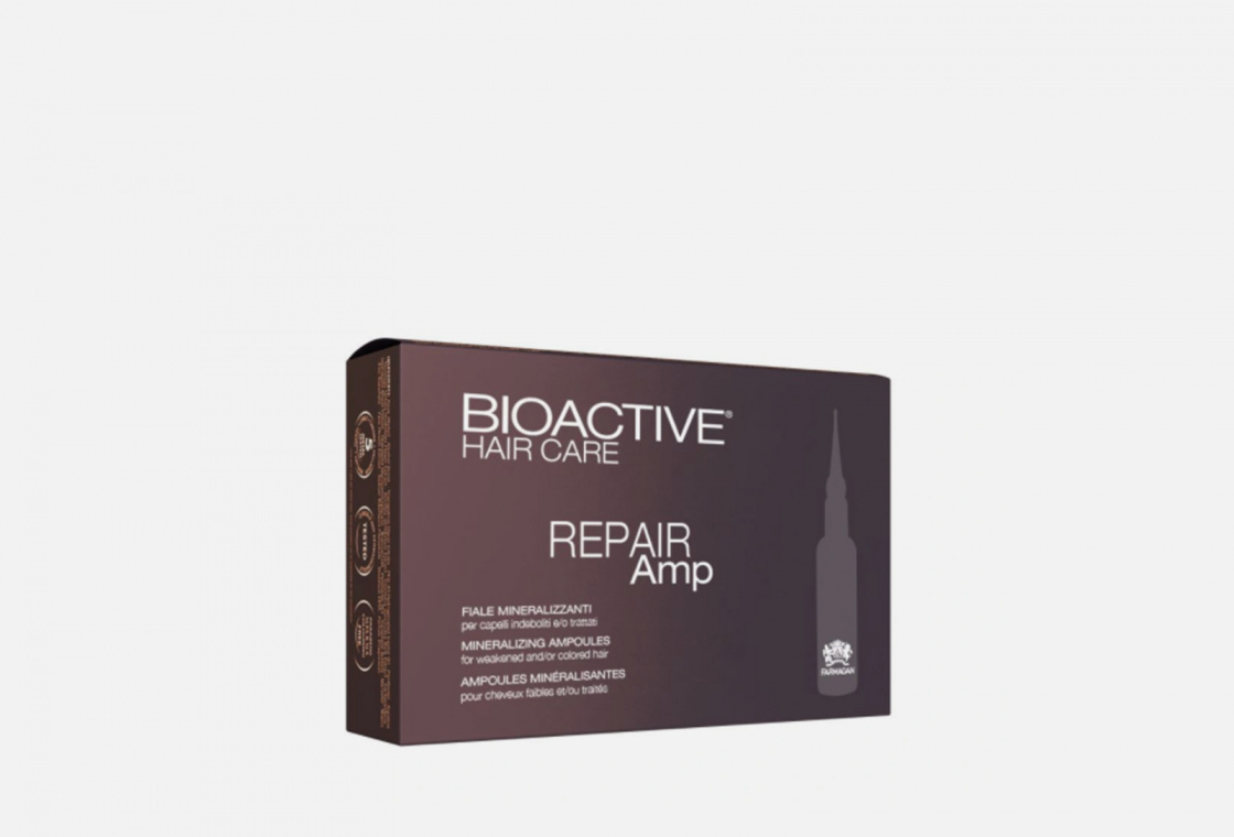 Восстанавливающий лосьон с минералами в ампулах Farmagan Bioactive Hair Care Repair Amp Mineralizing Ampoules