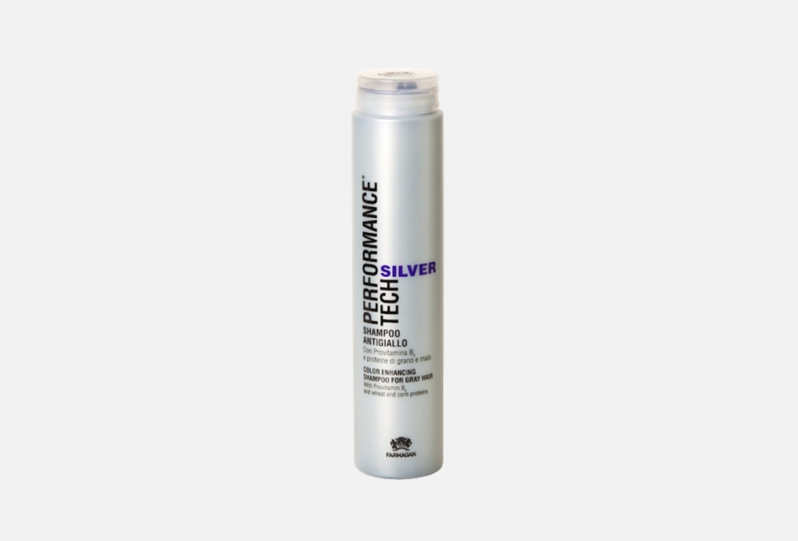 Серебряный шампунь с анти-желтым эффектом Farmagan PERFORMANCE TECH Silver shampoo