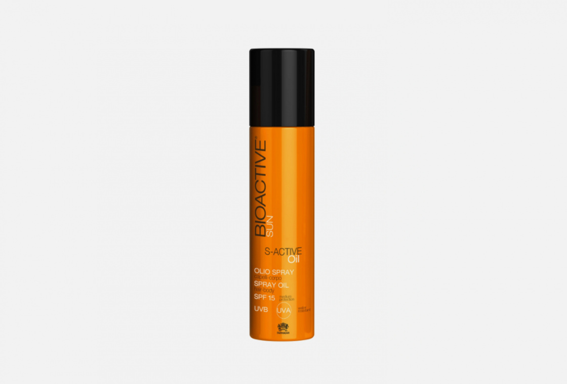 Спрей-масло для волос и тела SPF 15 Farmagan BIOACTIVE SUN Spray oil