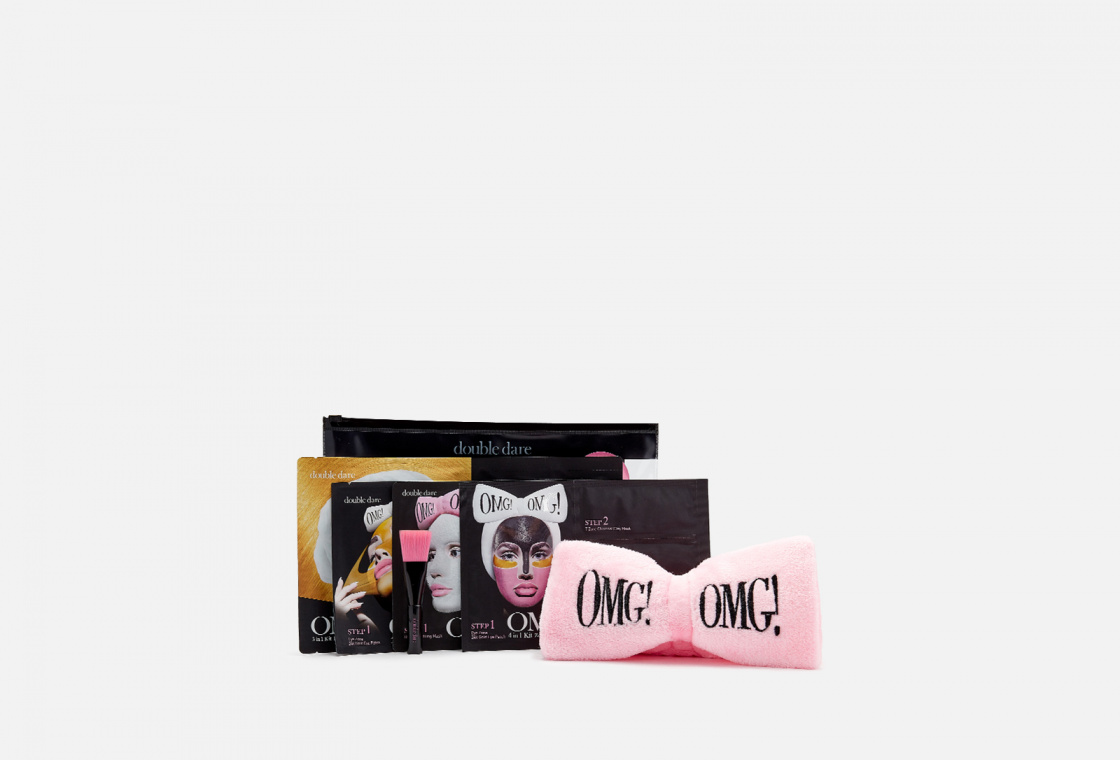 Набор для ухода за лицом Double Dare OMG!  Premium Package Pink
