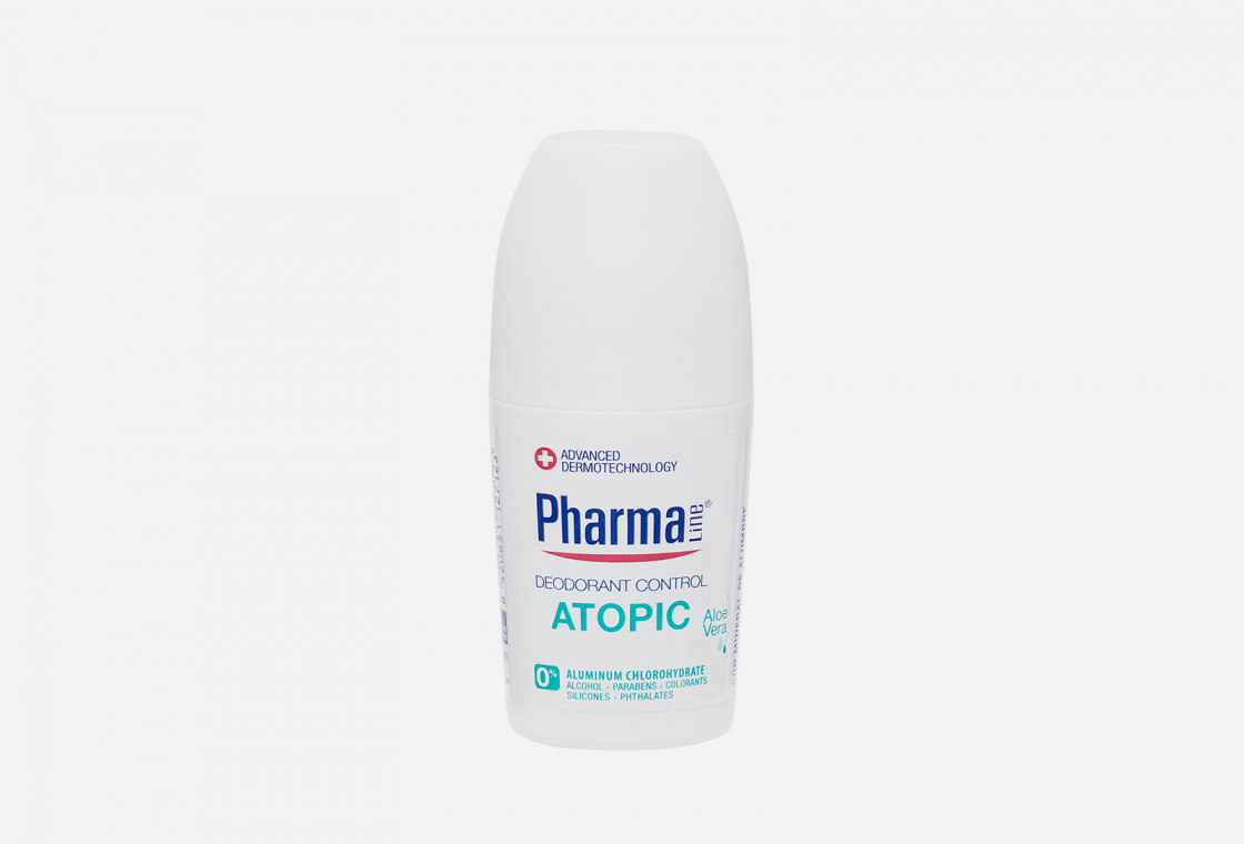 Шариковый дезодорант Для Сухой и Чувствительной Кожи Herbal Pharmaline Deodorant Control  Atopic