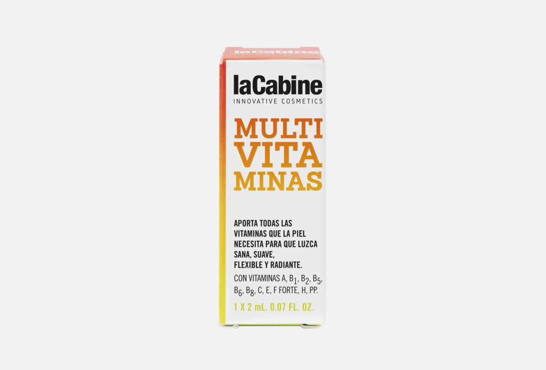 Концентрированная сыворотка в ампулах с 11 витаминами, 1 х 2 мл la Cabine  LaCabine- MULTIVITAMINS AMPOULES