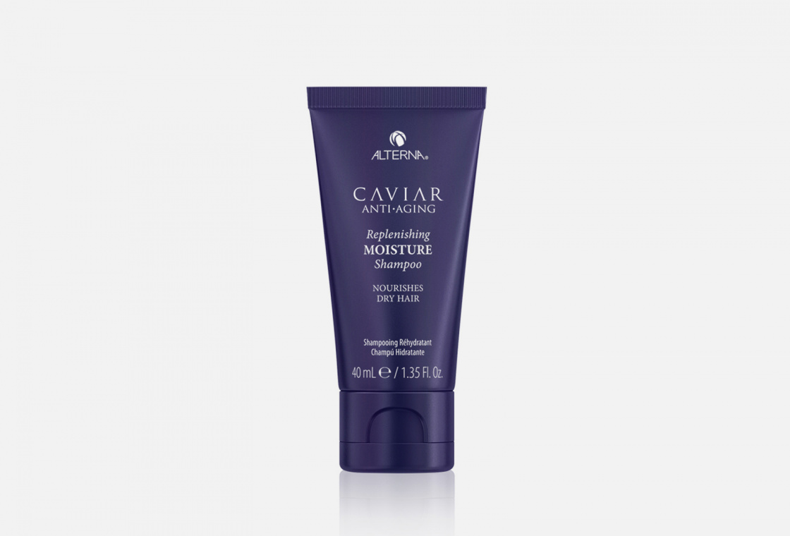 Шампунь-биоревитализация для увлажнения с морским шелком Alterna CAVIAR Anti-Aging Replenishing Moisture Shampoo mini