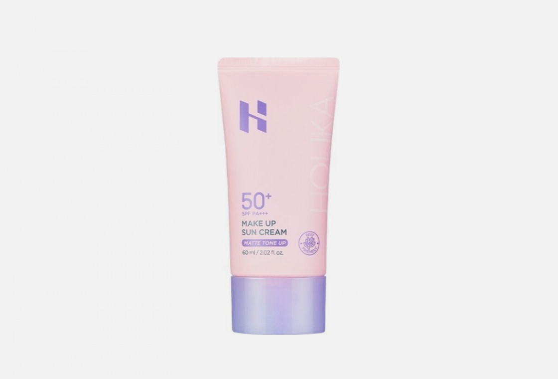 Солнцезащитный крем для лица с тонирующим эффектом  Holika Holika Make Up Sun Cream Matte Tone Up SPF 50+ PA+++