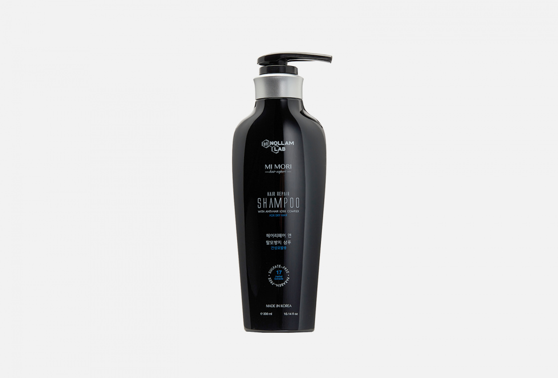 Бессульфатный шампунь для сухой кожи головы c комплексом против выпадения волос NOLLAM LAB Sulfate Free Shampoo for Dry Scalp with Anti-Hair Loss Complex
