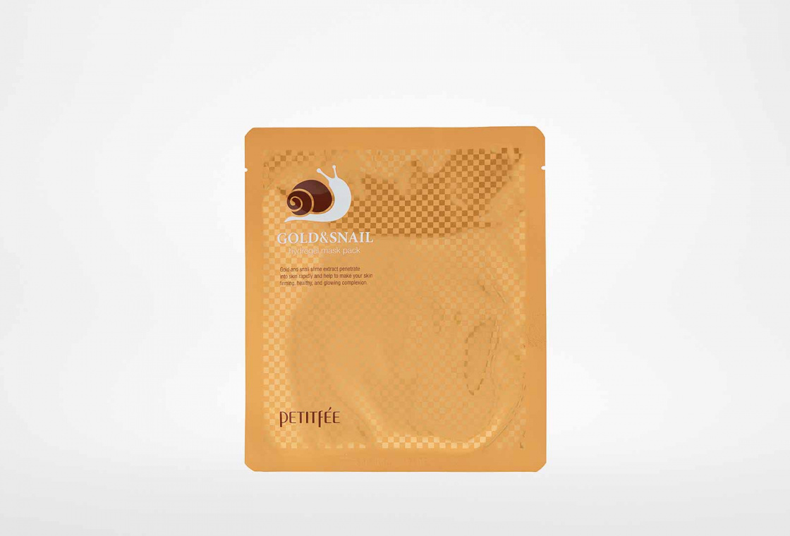 Гидрогелевая маска  PETITFEE Gold&Snail Hydrogel Mask Pack