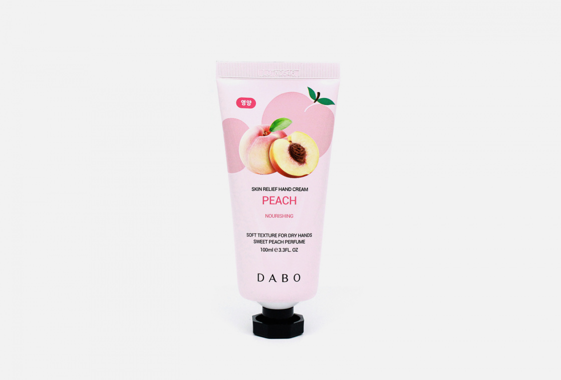Крем для рук с экстрактом персика  DABO Skin Relief Peach Nourishing Hand Cream