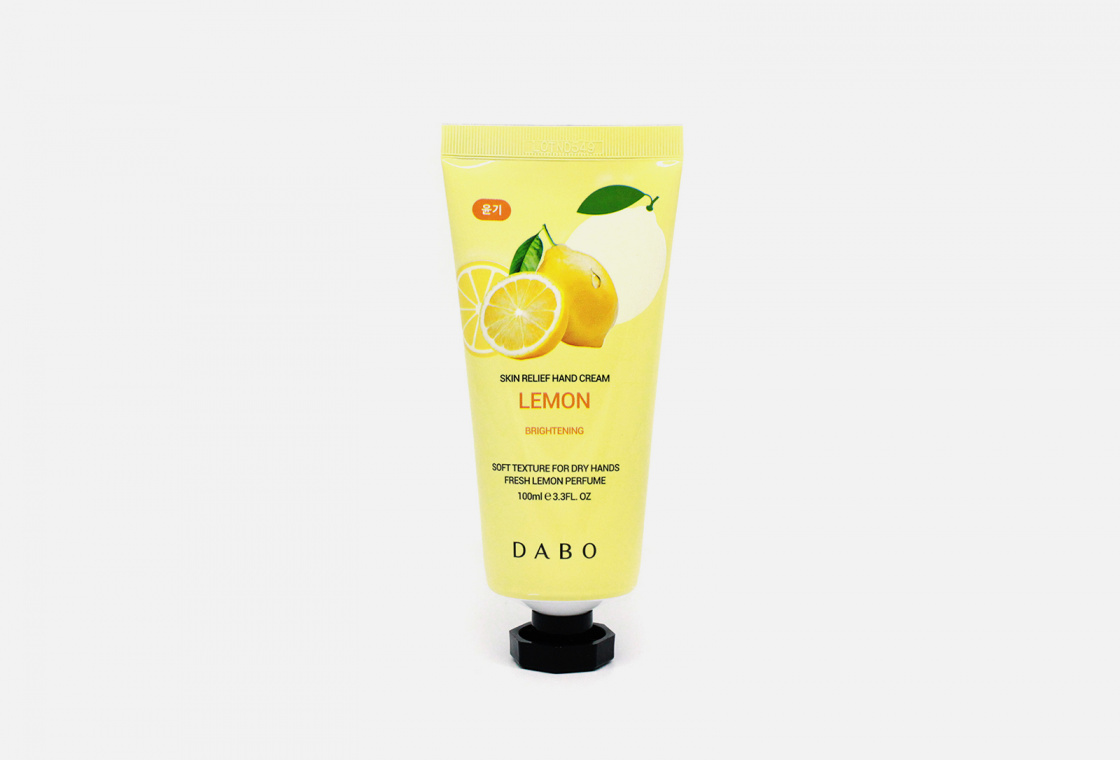 Осветляющий крем для рук с экстрактом лимона DABO Skin Relief Lemon Brightening Hand Cream