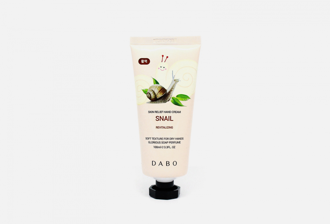 Крем для рук с муцином улитки DABO Skin Relief Snail Nourishing Hand Cream
