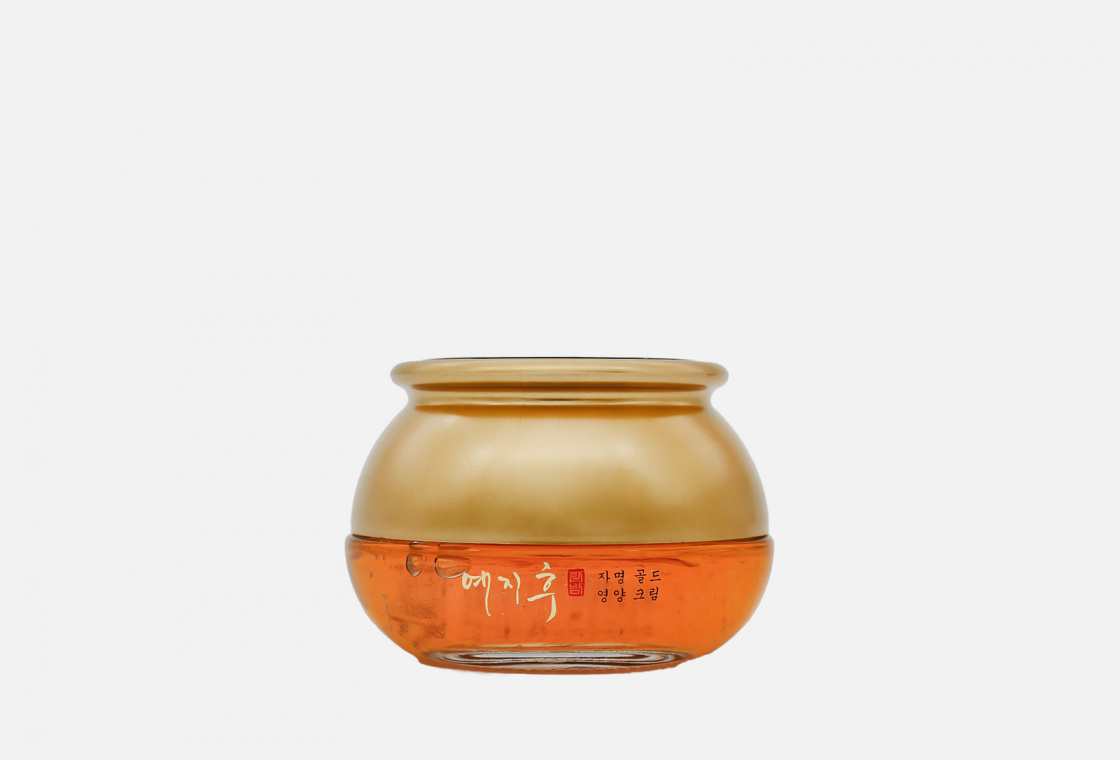 Крем для лица с экстрактом красного женьшеня  Bergamo Yezihu Gold Cream