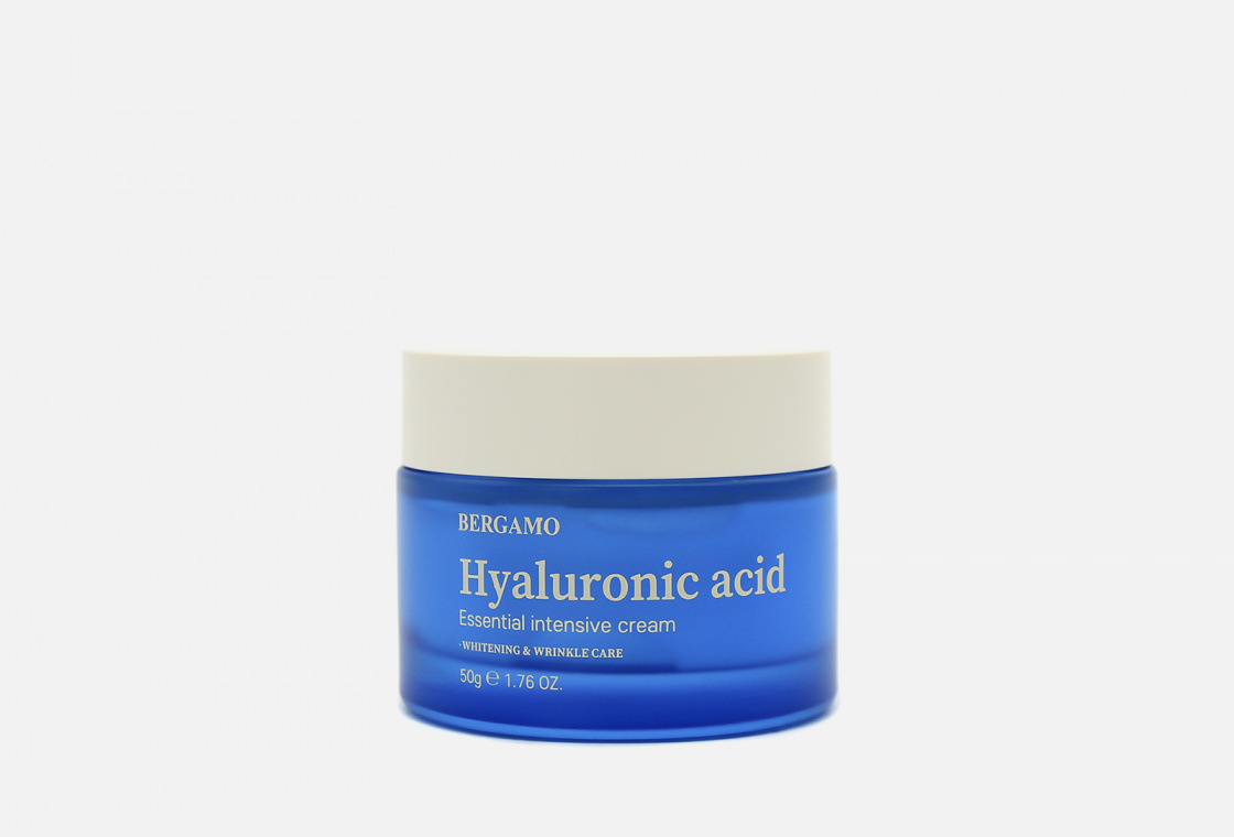 Крем для лица с гиалуроновой кислотой Bergamo Hyaluronic Acid Essential Intensive Cream