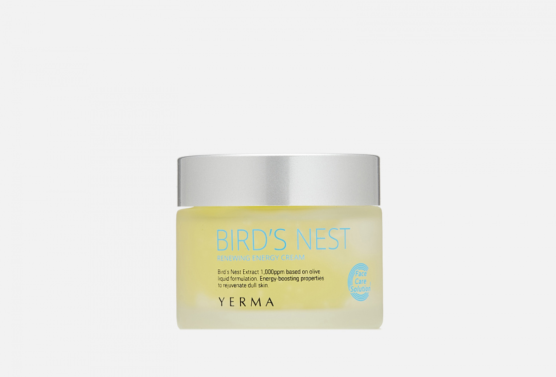 Крем для лица с экстрактом ласточкиного гнезда YERMA BIRD’S NEST RENEWING ENERGY CREAM