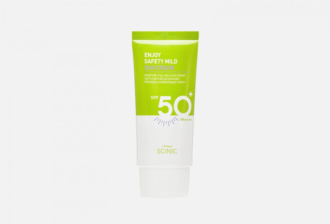 Солнцезащитный крем для лица SCINIC Enjoy Safety Mild Sun Cream SPF50+ PA++++