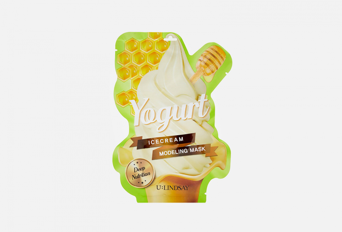 Моделирующая маска с ароматом йогурта Lindsay  Yogurt Ice Cream