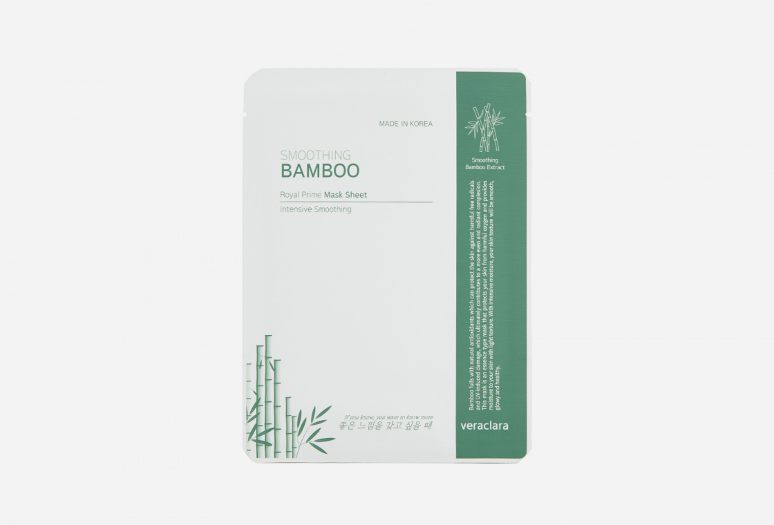 Маска на тканевой основе с бамбуком  Clara's Choice Bamboo Mask Sheet