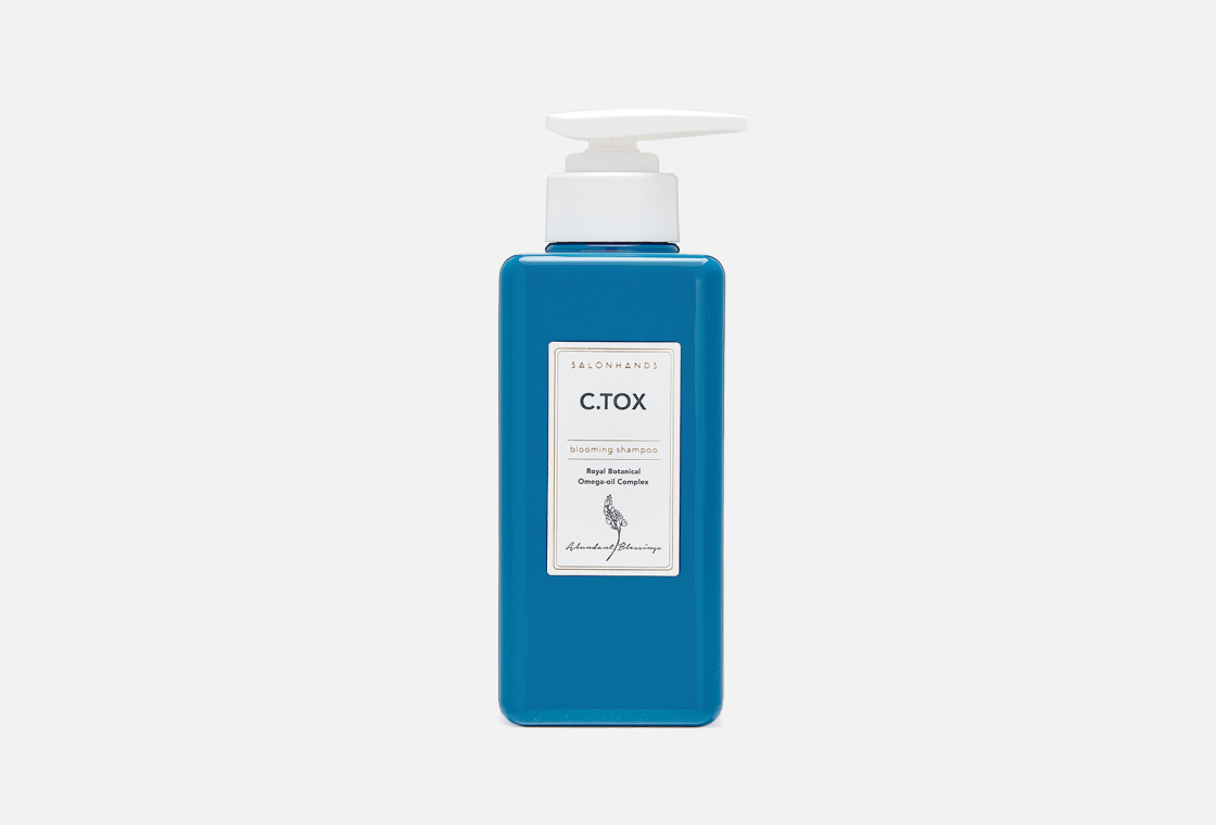 Шампунь для ночного восстановления волос Salonhands C.TOX blooming shampoo