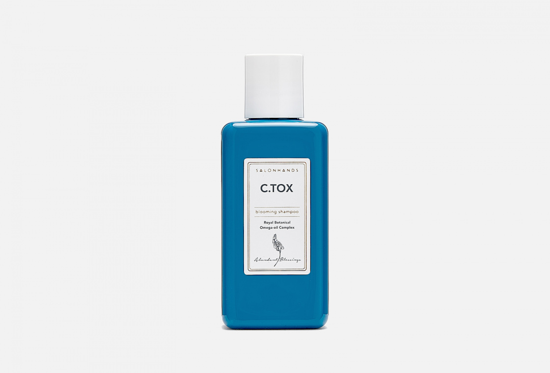 Шампунь для ночного восстановления волос Salonhands C.TOX blooming shampoo, тревел-формат