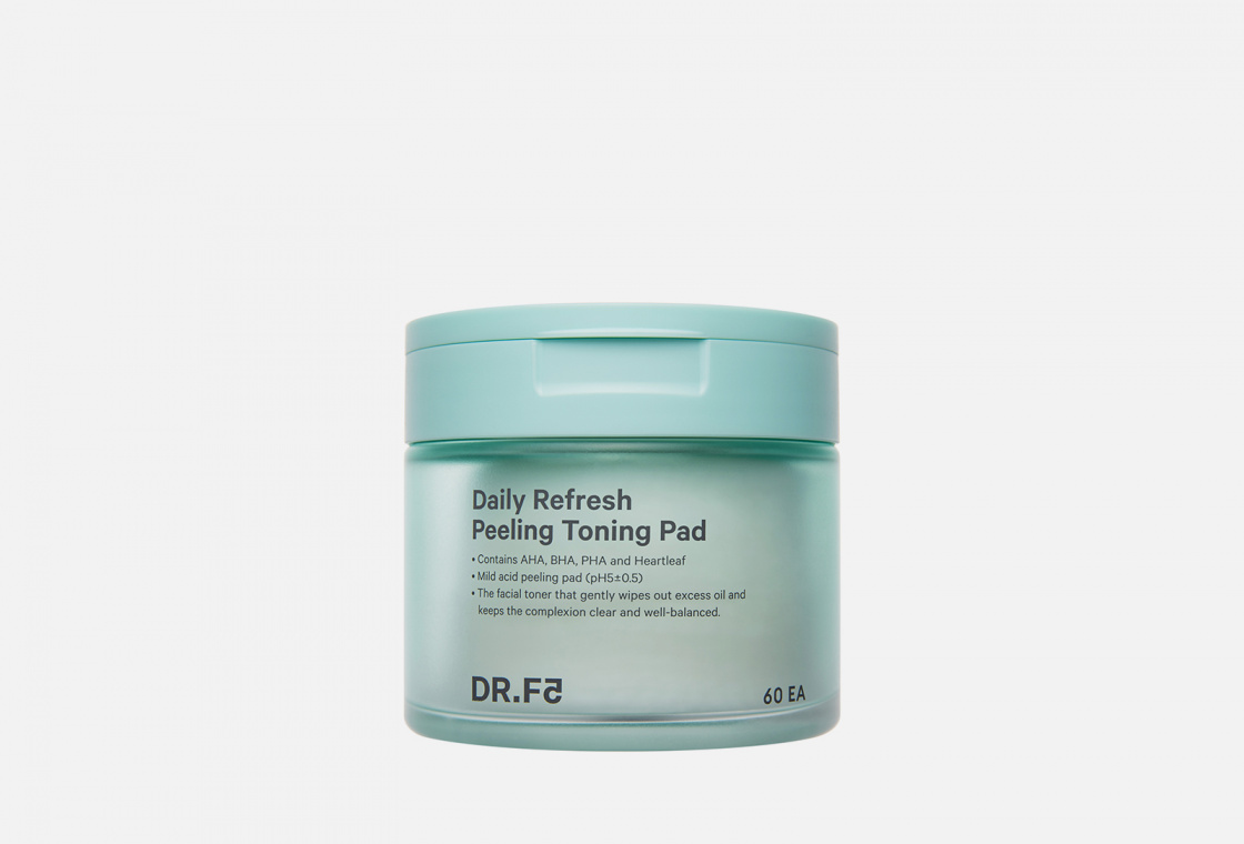 Тонизирующие пэды для глубокого очищения DR.F5 Daily Refresh Peeling Toning Pad