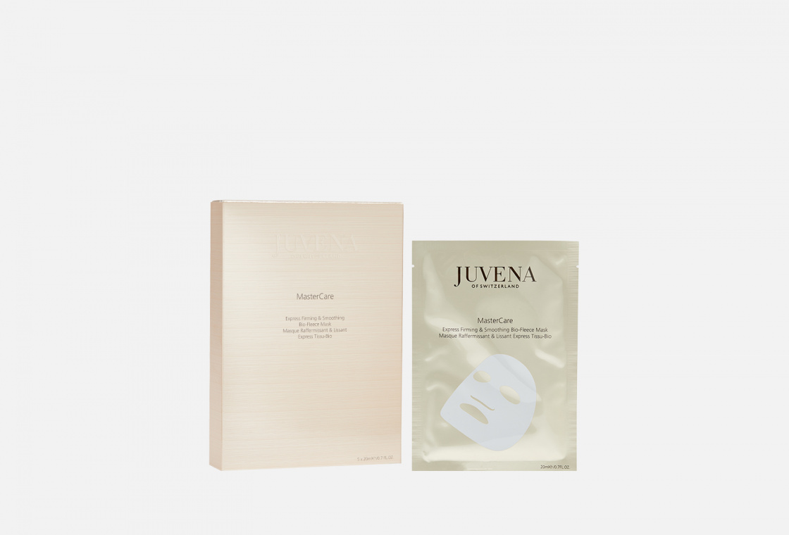 Индивидуальные маски для лица мгновенного действия   JUVENA Express Firming & Smoothing Bio-Fleece Mask