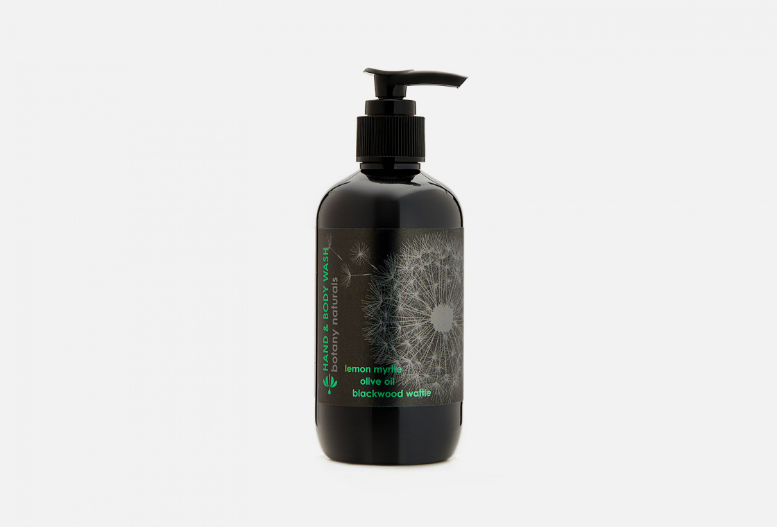 Гель для мытья рук и тела с экстрактами лимонного мирта, оливкового масла и черной акации  Botany Essentials HAND & BODY WASH